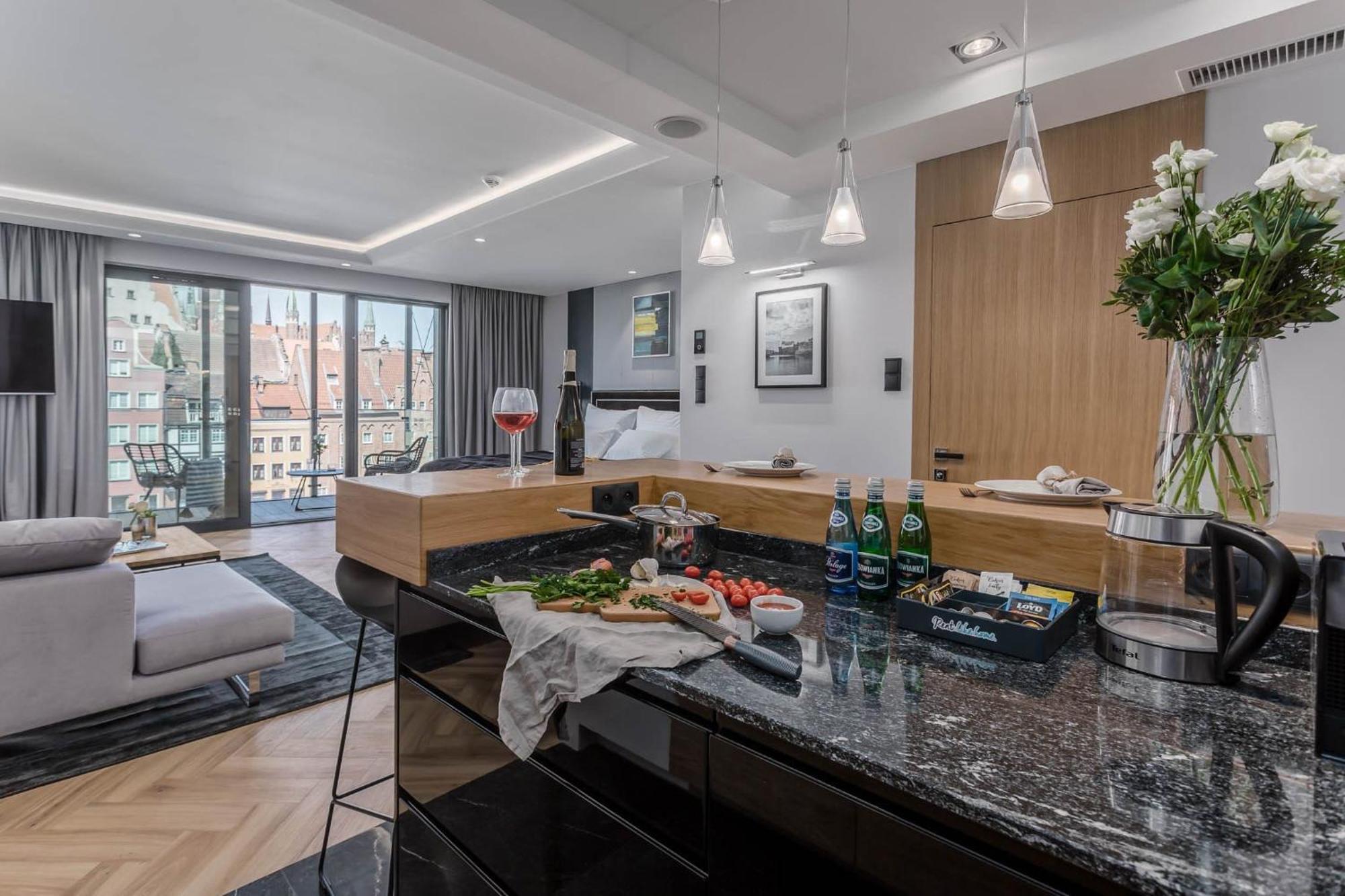 Deo Plaza - Apartamenty W Sercu Gdanska By Rent Like Home Exteriör bild